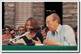 Mit Vigliero con Guglielmo Zucconi, 1991